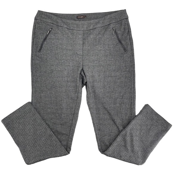 J. McLaughlin Womens Size 8 Elastic Waistband Skinny Ross Pants Pull-On - Picture 1 of 8